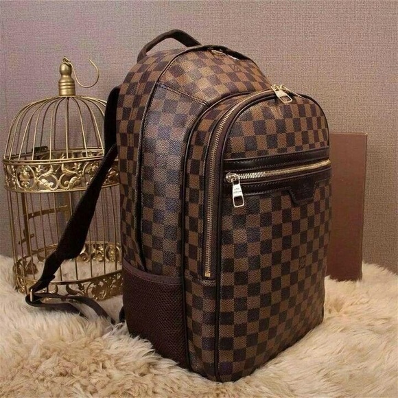 Louis Vuitton Brown Checkered Backpack - Picture 1 of 16